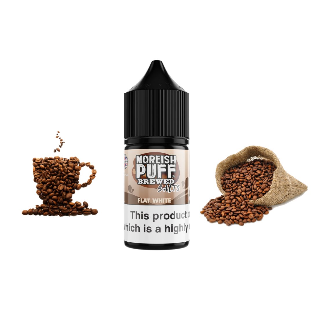 Flat-White.png سالت نیکوتین شیر قهوه موریش | Moreish Flat White Brewed Salt - تصویر 1