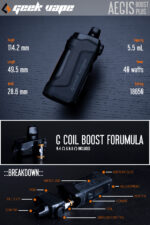 پادماد گیک ویپ ایجیس بوست پلاس | Geekvape Aegis Boost Plus PodMod - تصویر 9