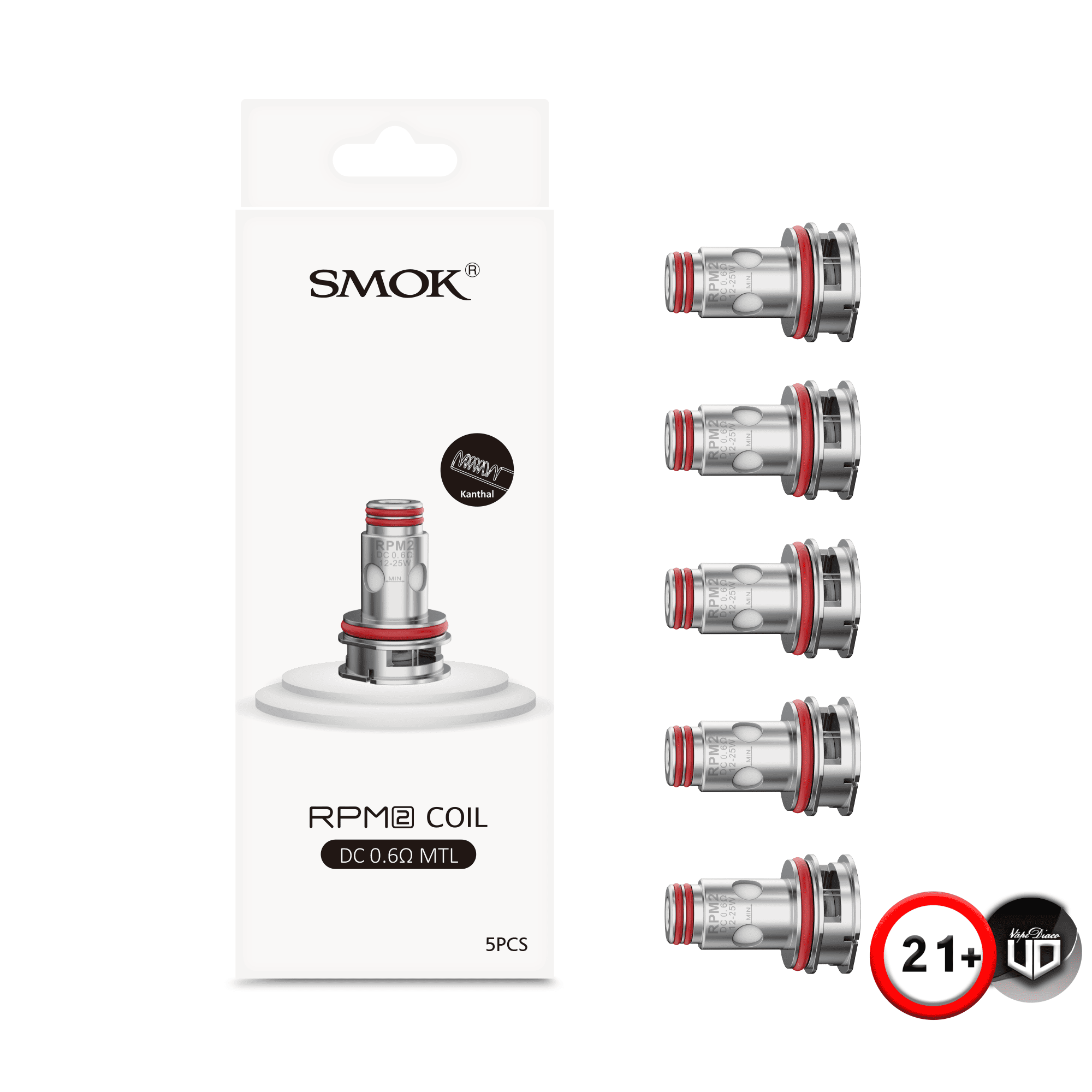 RPM-2-DC-0.6Ω-MTL-Coil-New.png کویل اسموک آ ر پی ام ۲ | SMOK RPM 2 COILS - تصویر 1