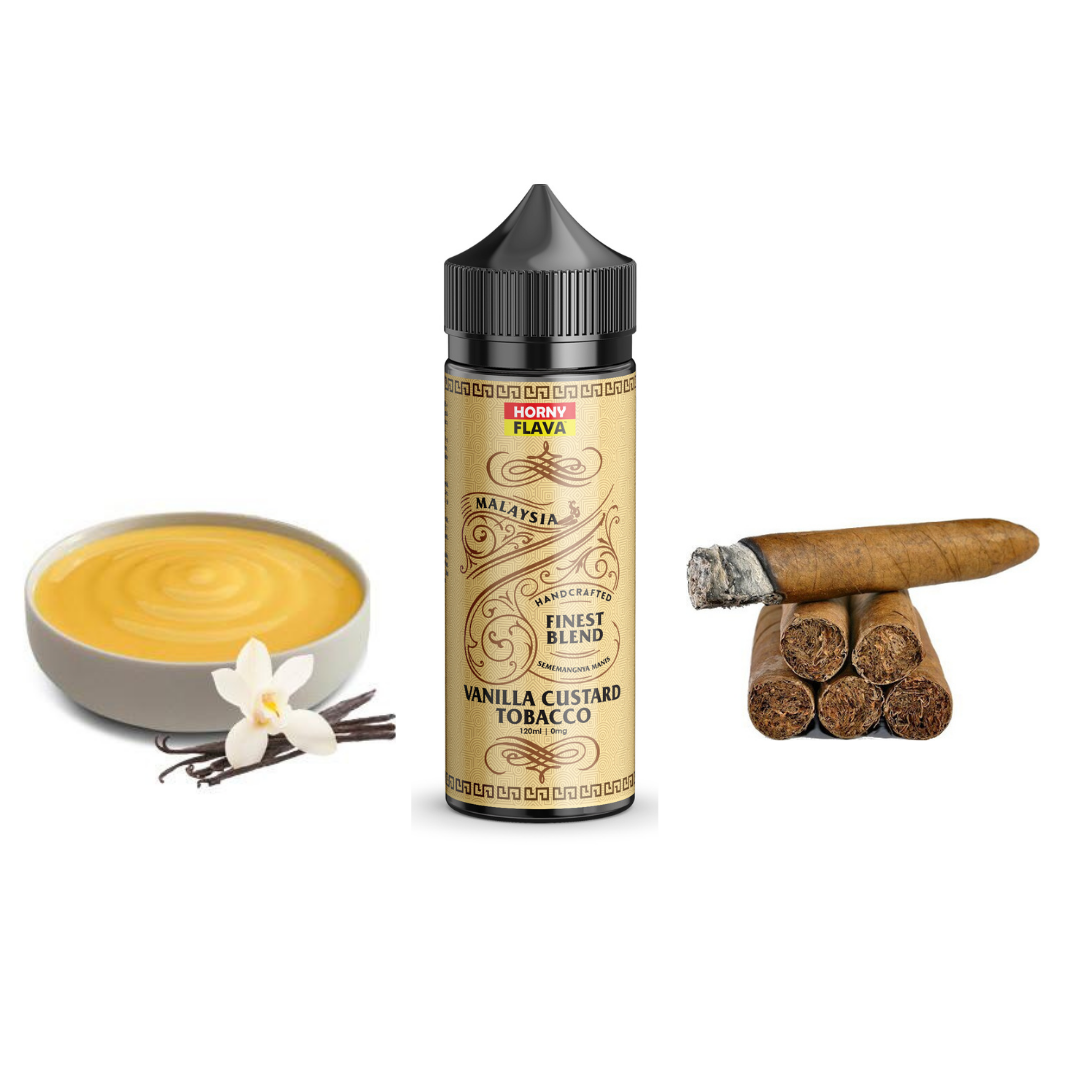 Vanilla-Custard-Tobacco120.png ایجوس وی سی تی هورنی | HORNY VCT Ejuice - تصویر 1