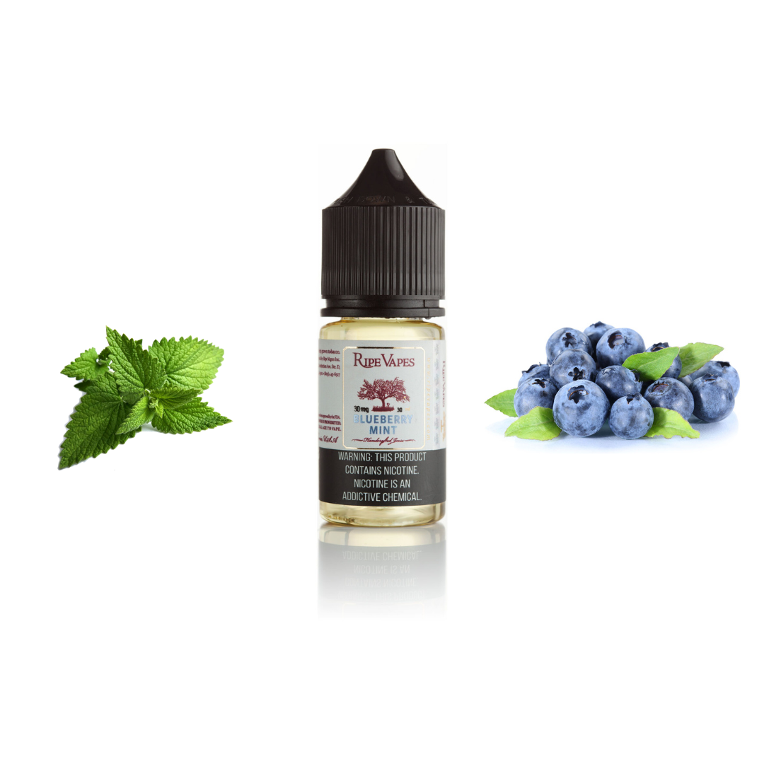 blueberry-mint-30ml.png سالت بلوبری نعنا رایپ ویپز | Blueberry Mint RipeVapes Saltnic - تصویر 1