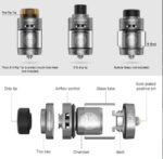 اتومایزر گیک ویپ زئوس دوال آر تی ای | Geek Vape Zeus Dual RTA 5.5ml - تصویر 2
