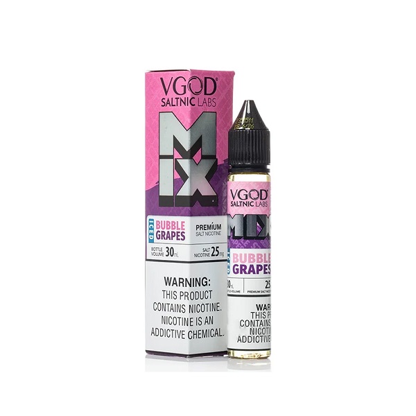 سالت آدامس انگور یخ ویگاد | Vgod Bubble Grapes Iced Salnic 1 سالت-آدامس-انگور-یخ-ویگاد-vgod-bubble-grape